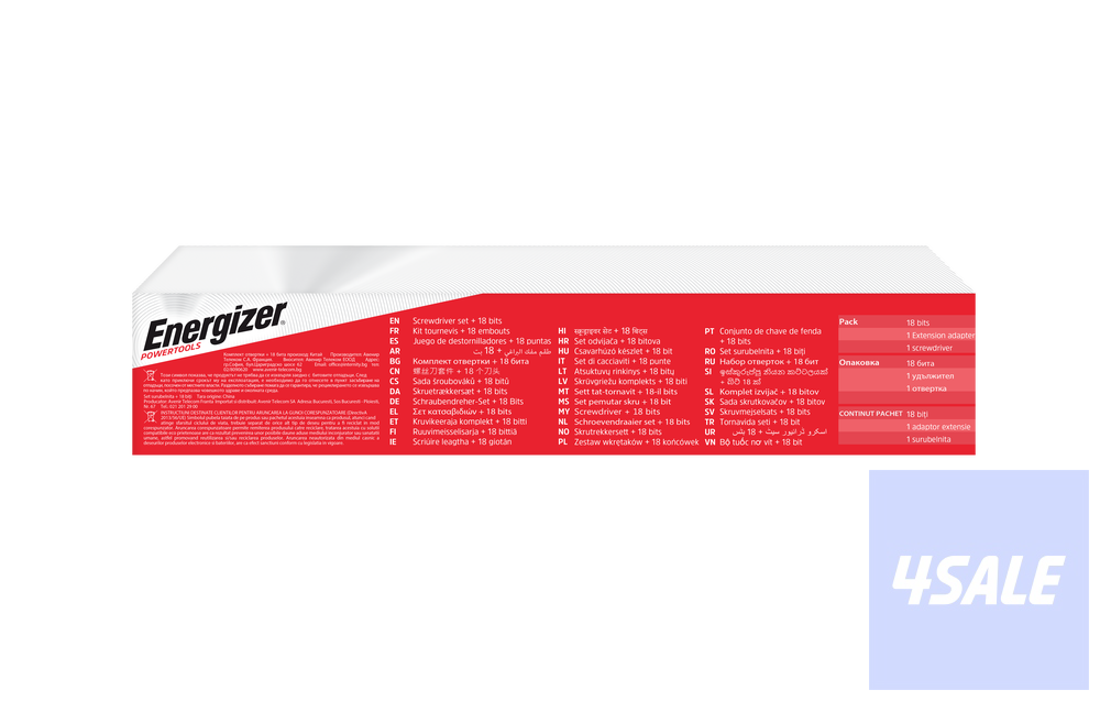 Energizer Screwdriver Bit Set (18pc)4