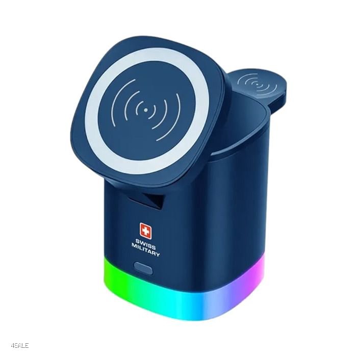 SWISS MILITARY Wireless Magnetic Charger For Smartphones Earbuds Cases and Smartwatches0
