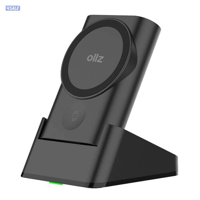 OllZ PowerMag Magsafe Wireless PowerBank & Apple Watch Charger 5200mAh- Black0