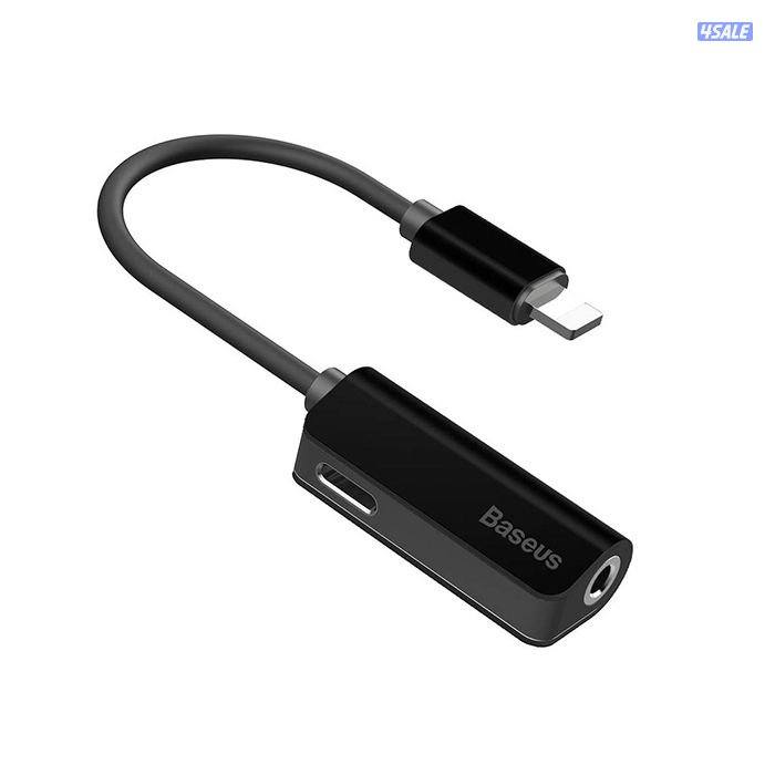 Baseus Lightning to 3.5mm+IP Female Adapter Black0