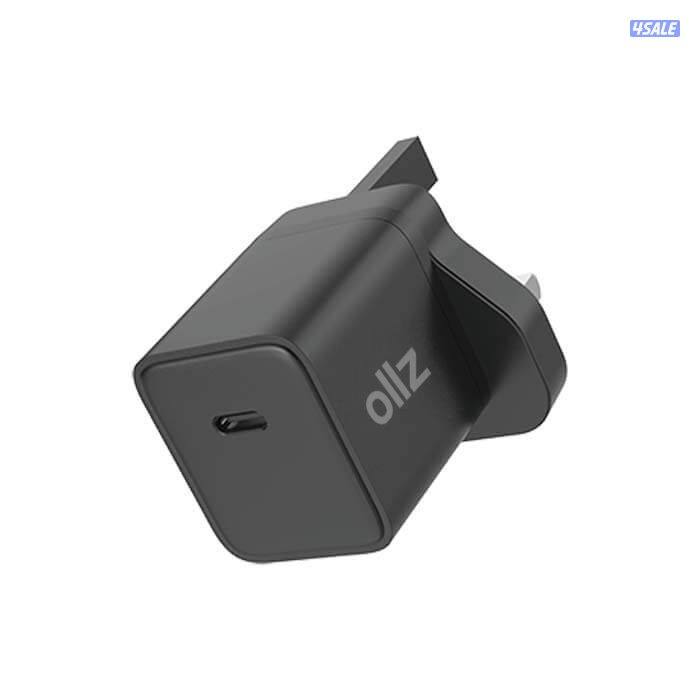 OllZ PowerCharge35PD 35Watt GaN Super compact USB-C Ported PD 35W  UK plug  Black0