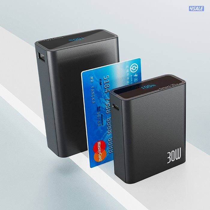 OllZ BoostCharge10K 10000 mAh Power Bank -30W-Black0