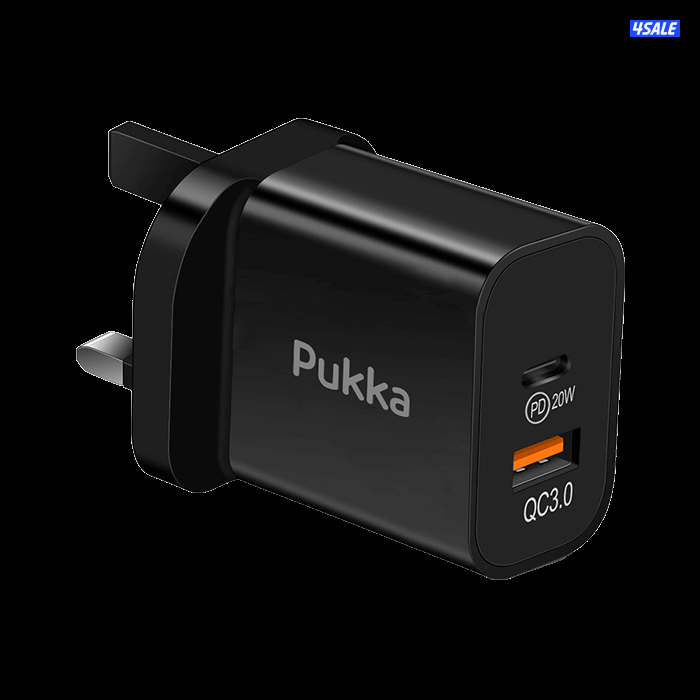 Pukka Chargport20 20 Watt Wall Charger Black0