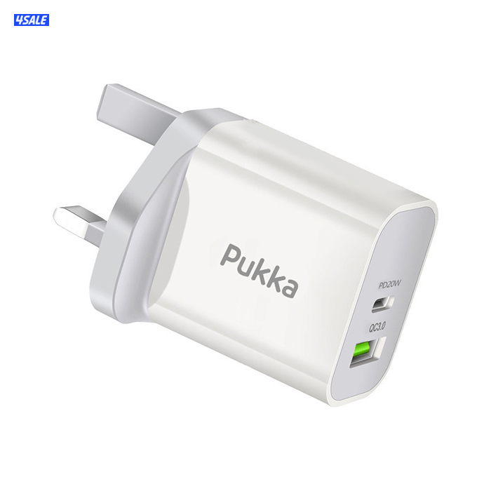 Pukka Chargport20 20 Watt Wall Charger White0