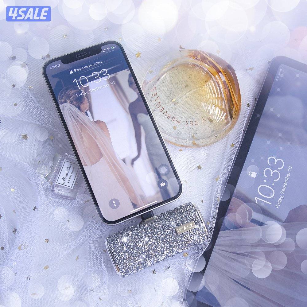 iWALK Secret4500 | 4500mAh BlingBling Portable Charger for iPhone - Pink0