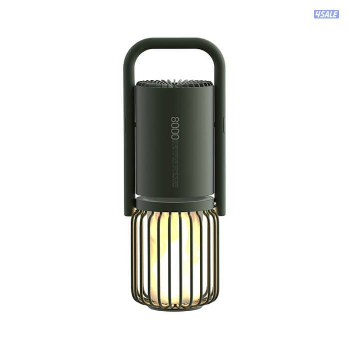 OllZ TowerLight Outdoor Camping Lamp With Bluetooth Speaker Green0