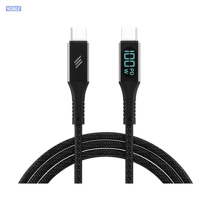 Smartix Premium USB-C to USB-C Fast charge cable with display 100W0