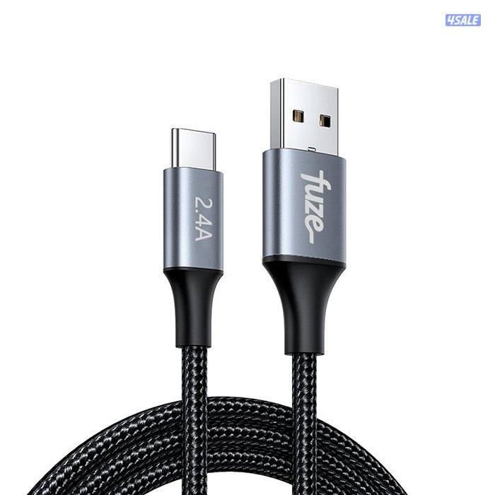 fuze F.ArmourCA USB-A to USB-C Cable-Black0