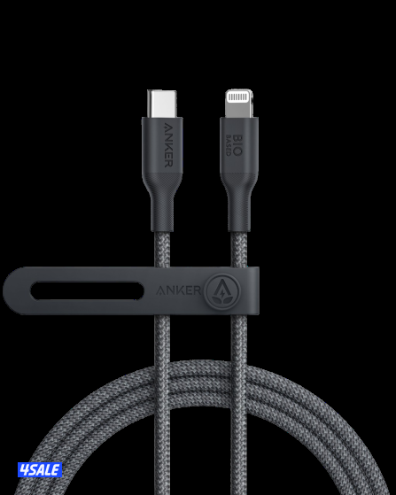 Anker 542 USB-C to Lightning Cable (Bio-Braided) (1.8m/6ft) -Black0