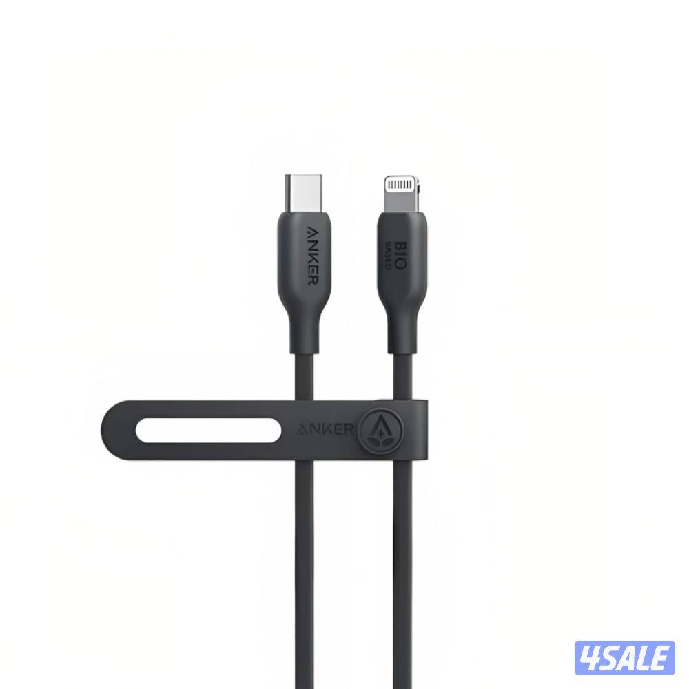Anker 542 USB-C to Lightning Cable (Bio-Based) (0.9m/3ft) -Black0