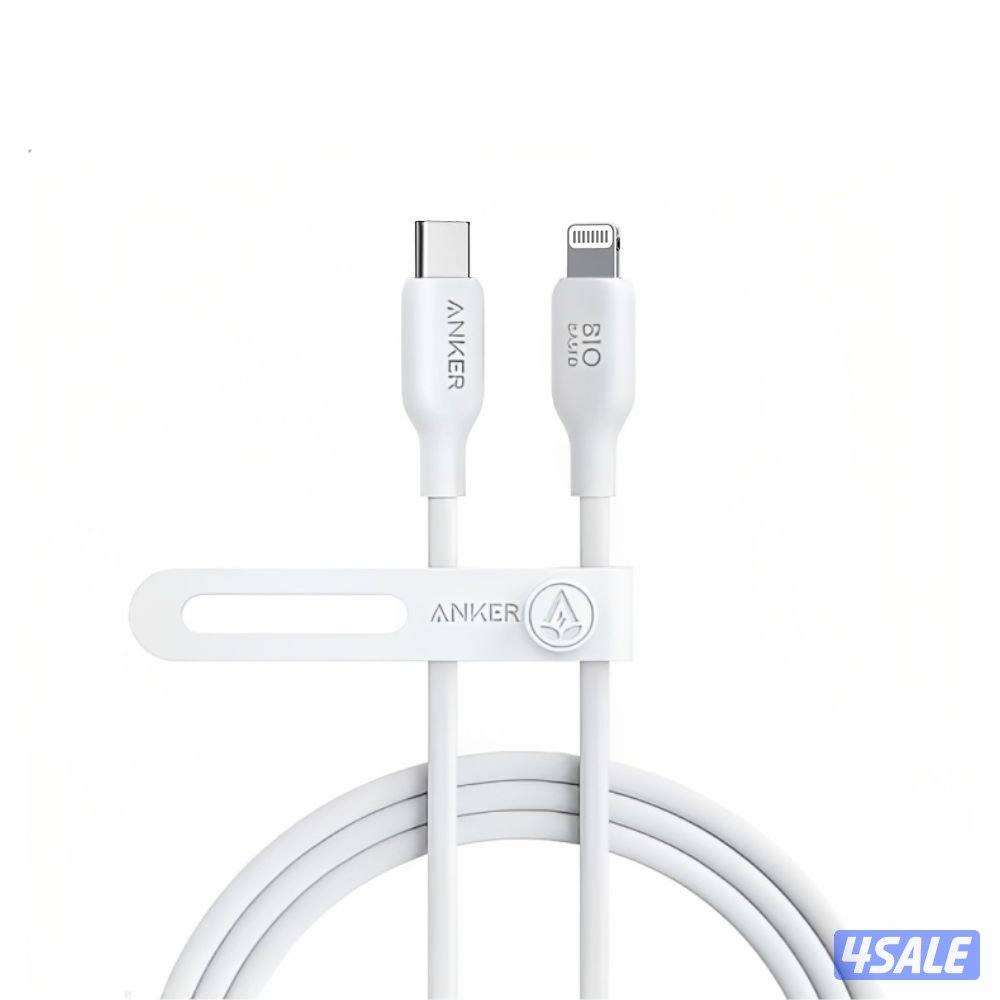 Anker 542 USB-C to Lightning Cable (Bio-Based) (1.8m/6ft) -White0