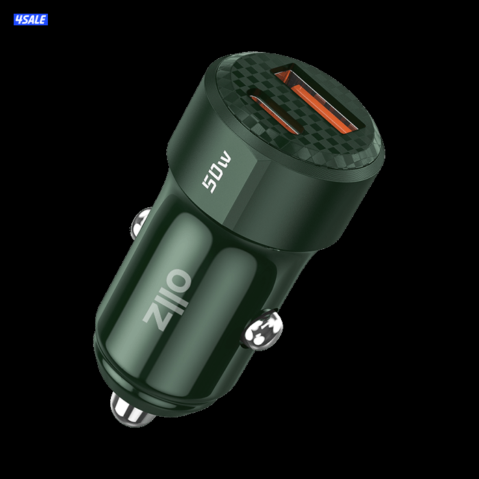 OllZ BoostDrive50W Car Charger 50Watt (USB-C & USB-A)0