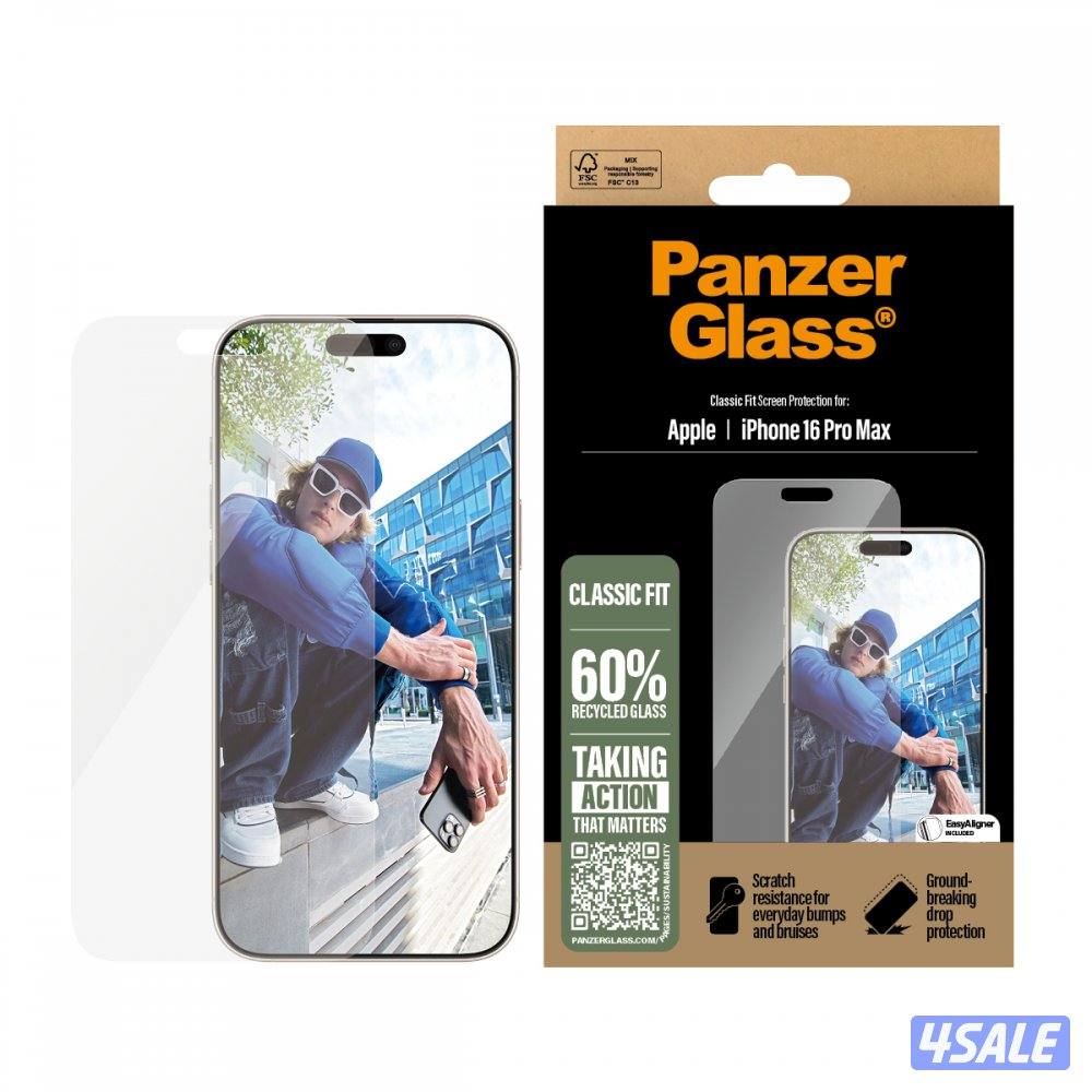 PanzerGlass® Screen Protector iPhone '24 6.9" Pro | Classic Fit0
