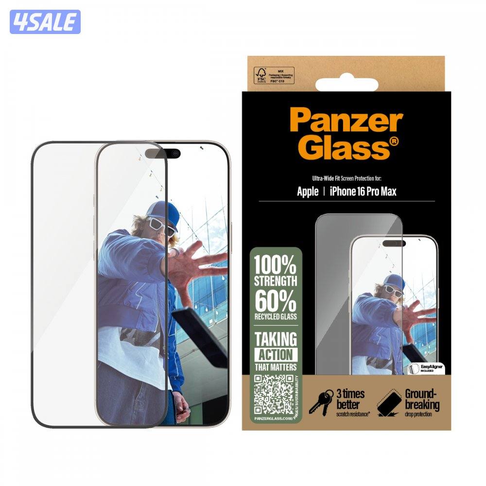 PanzerGlass® Screen Protector iPhone '24 6.9" Pro | Ultra-Wide Fit0