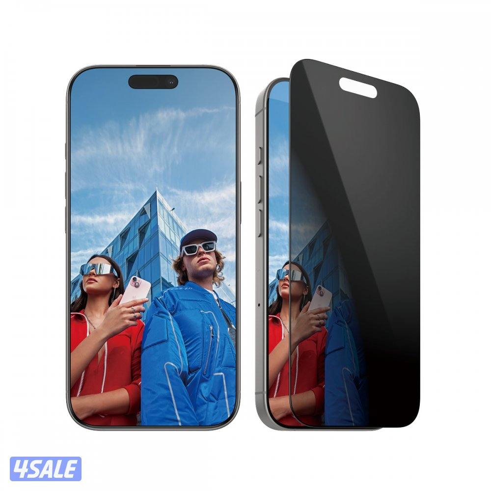 PanzerGlass® Privacy Screen Protector iPhone '24 6.3" Pro | Ultra-Wide Fit0