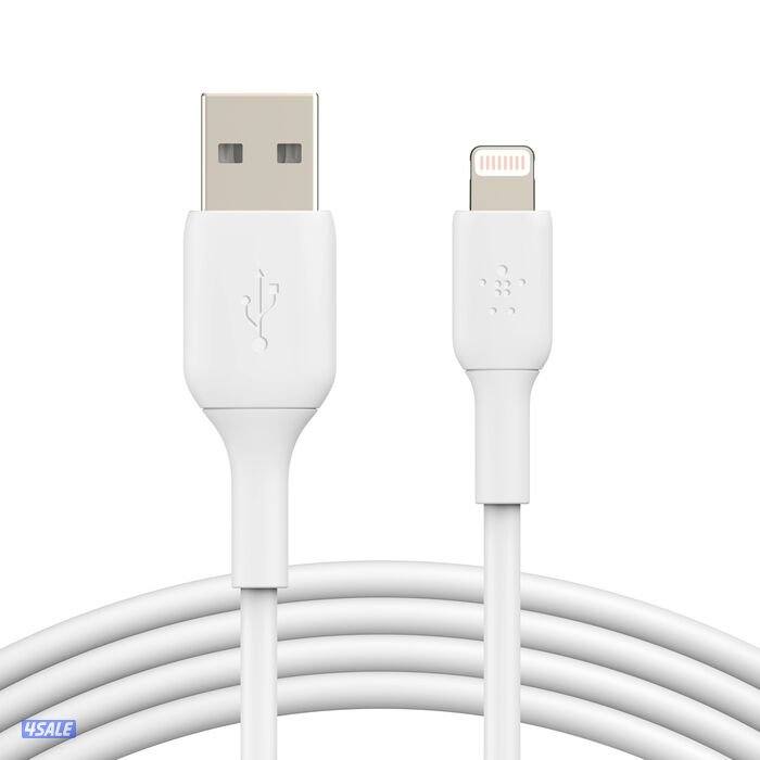 BELKIN PVC A-LTG CABLE 1M, WHITE0