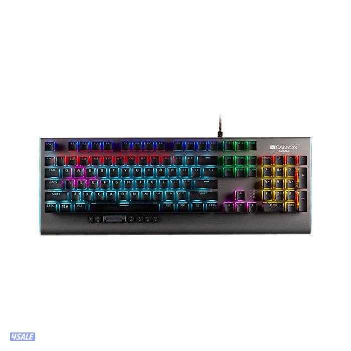 CANYON Interceptor Wired multimedia gaming keyboard with lighting effect0