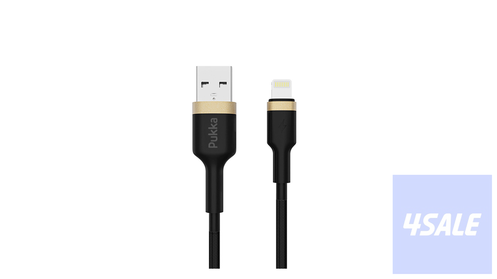 Pukka P-CordLT Apple IOS Cable Black0