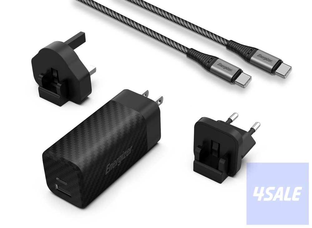 Energizer Wall charger 90W+ USBC/C Cable Black0