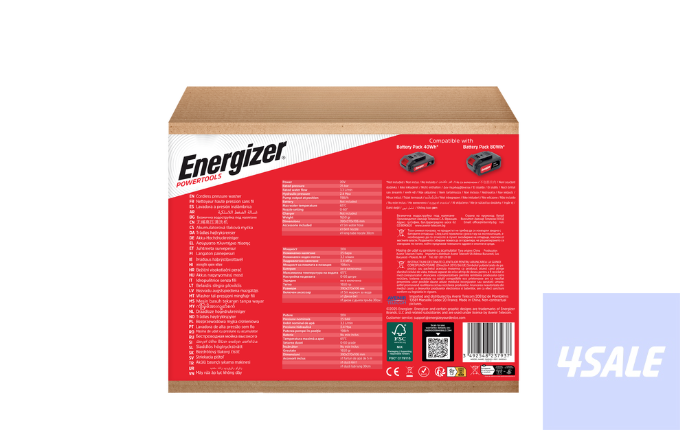 Energizer Pressure Washer3