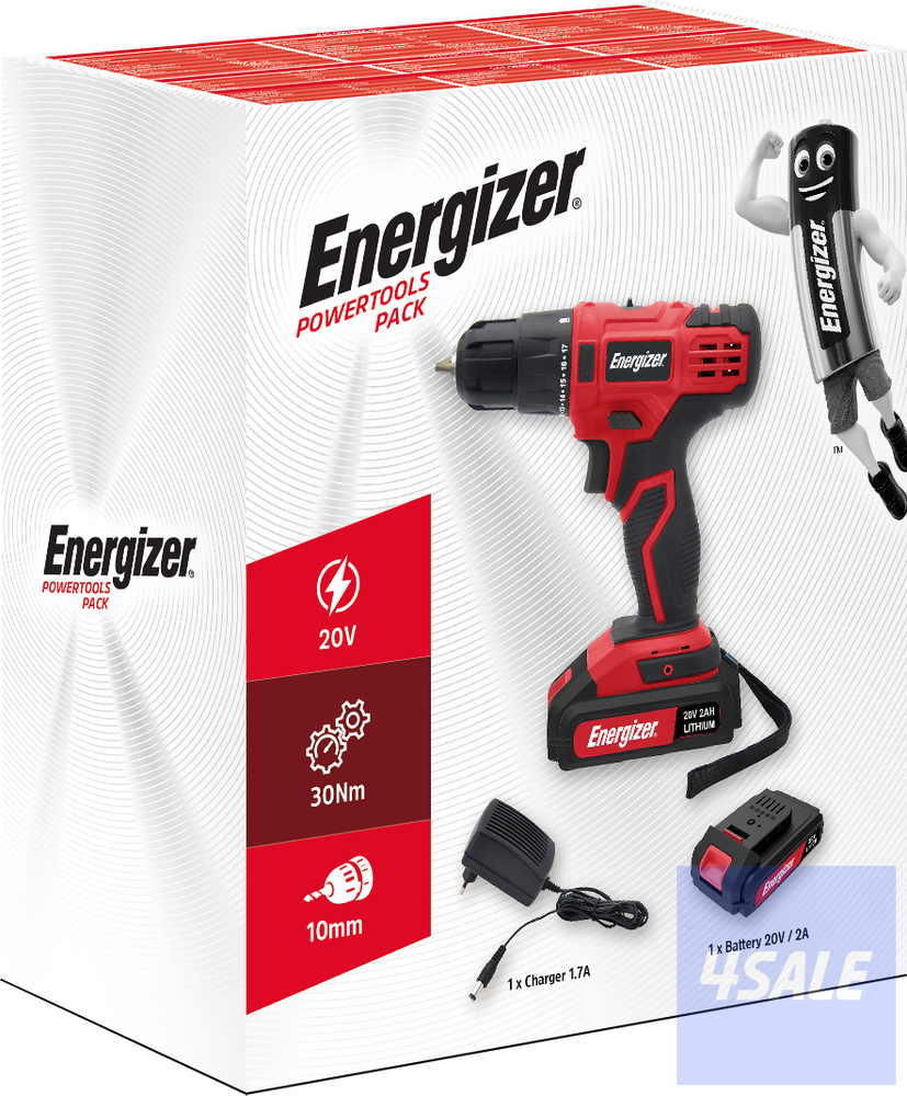 Energizer Cordless Drill (Pack)3