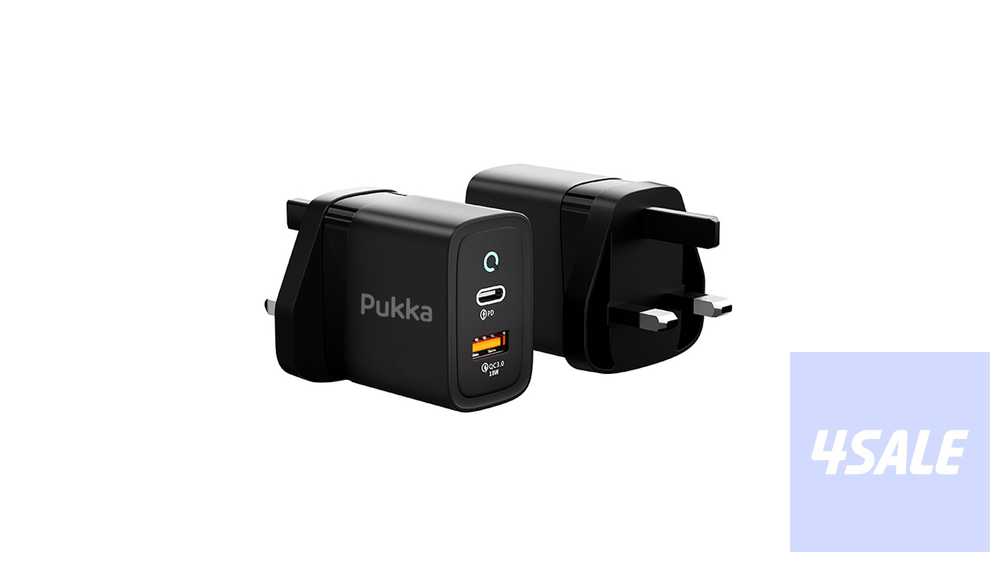 Pukka P-iCharg35CL Two Ports (USB-C & USB-A ) 35 Watt with Cable USB-C to Lightning0