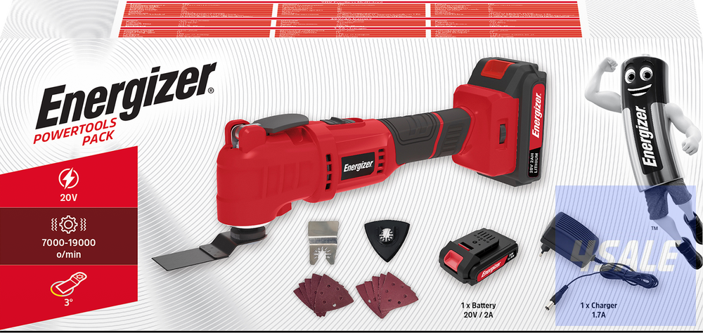 Energizer Cordless Multi-tool (Pack)4