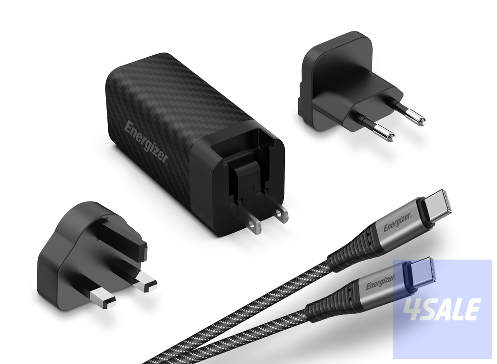 Energizer Wall charger 90W+ USBC/C Cable Black2