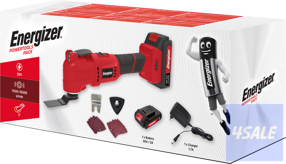 Energizer Cordless Multi-tool (Pack)8
