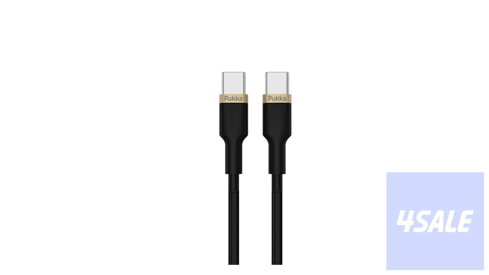 Pukka P-Cordcc USB-C to USB-C Cable - Black0