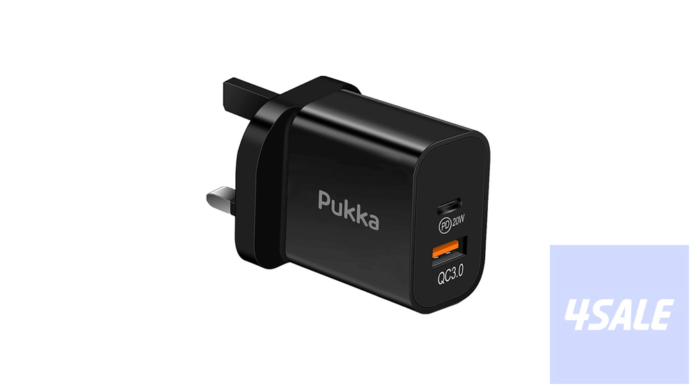 Pukka Chargport20 20 Watt Wall Charger Black0