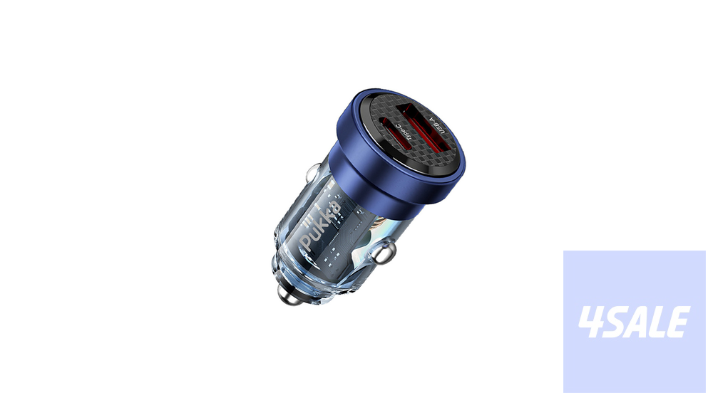 Pukka P-C33PD Car Charger 33 Watt- Navy Blue0
