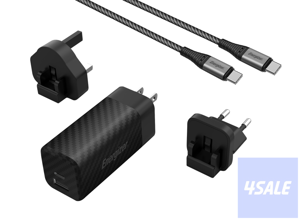 Energizer Wall charger 90W+ USBC/C Cable Black1