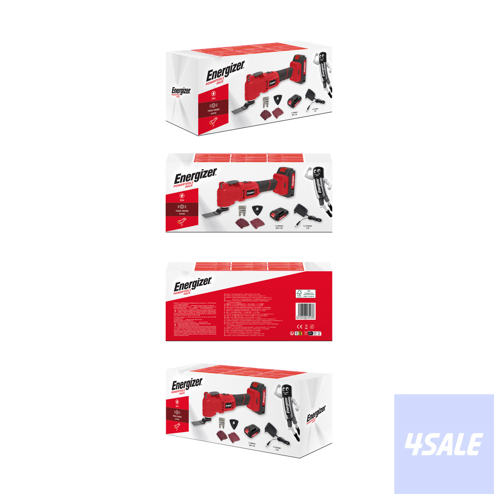 Energizer Cordless Multi-tool (Pack)2