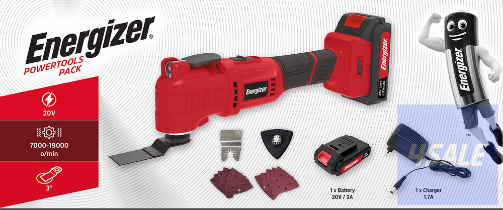 Energizer Cordless Multi-tool (Pack)7