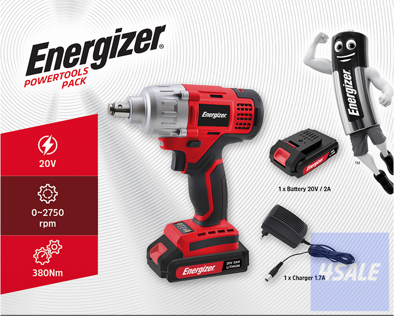 Energizer Impact Wrench (pack)6