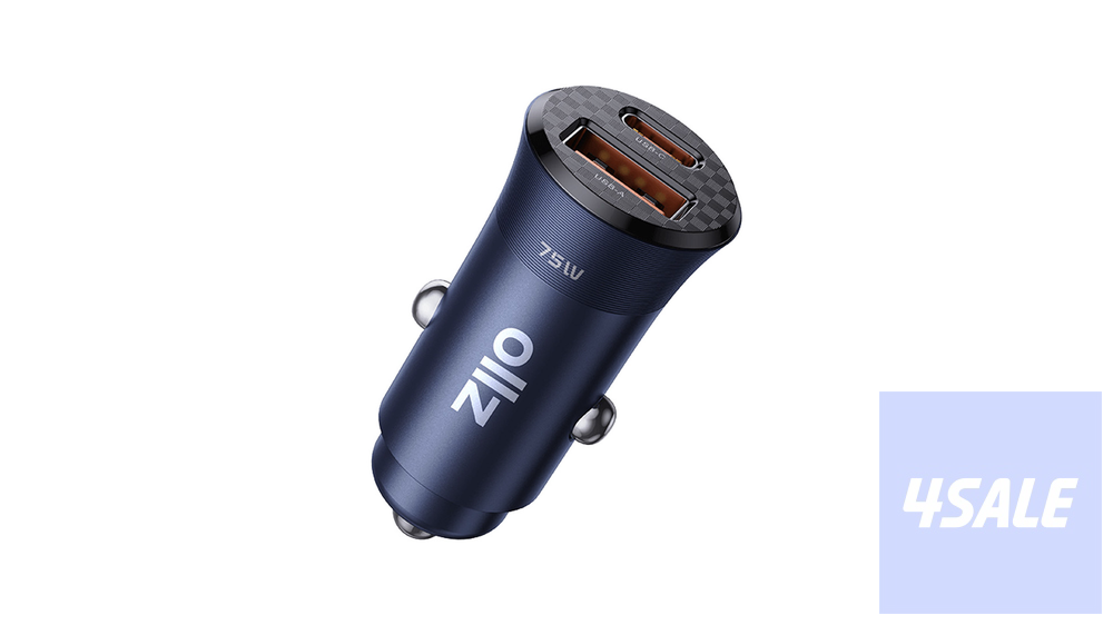 OllZ BoostDrive75W Car Charger 75Watt (USB-C & USB-A)0