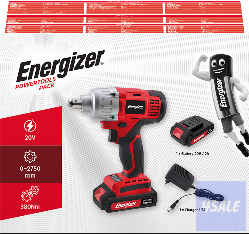 Energizer Impact Wrench (pack)3