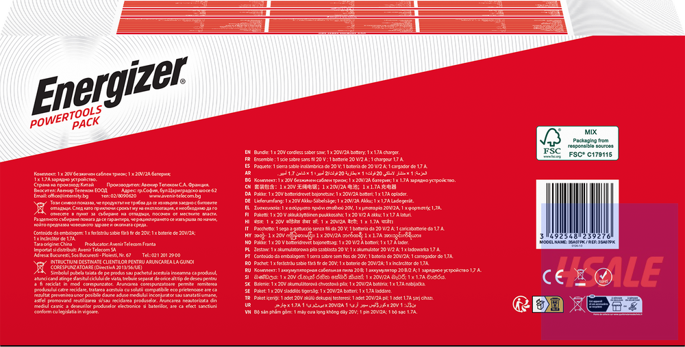 Energizer Saber Saw (pack)1