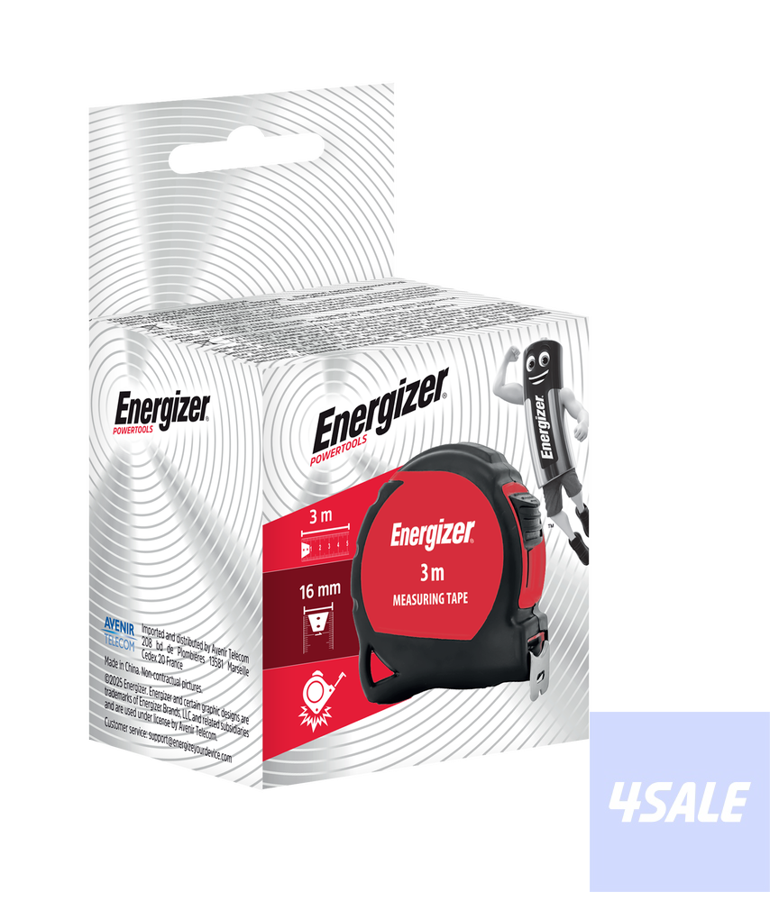 Energizer Tape Measure 3m6