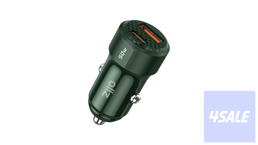 OllZ BoostDrive50W Car Charger 50Watt (USB-C & USB-A)0