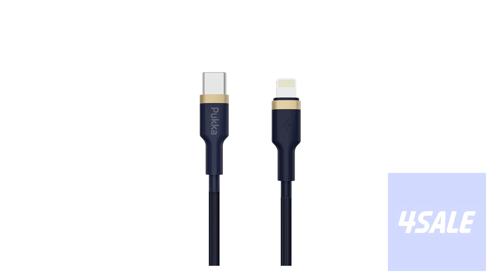Pukka P-CordCL USB-C to Lightning Cable-Navy blue0