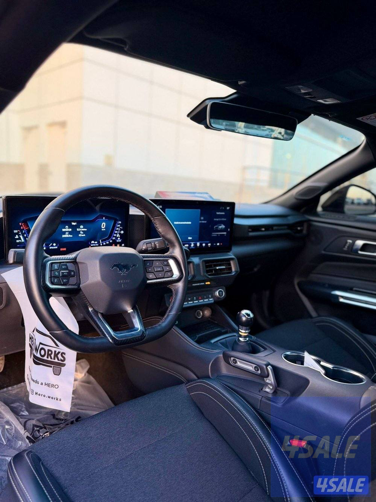 2024 Mustang Black 400000 km KWD 50001