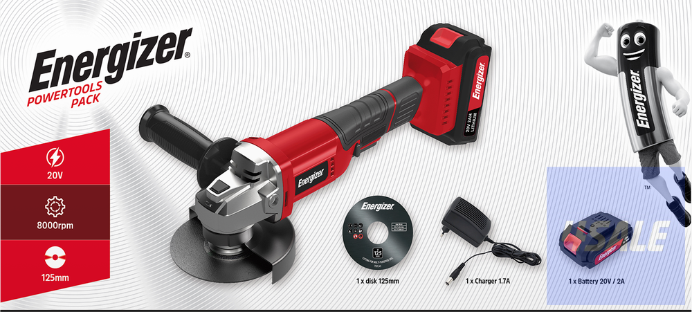 Energizer Cordless Grinder (Pack)7