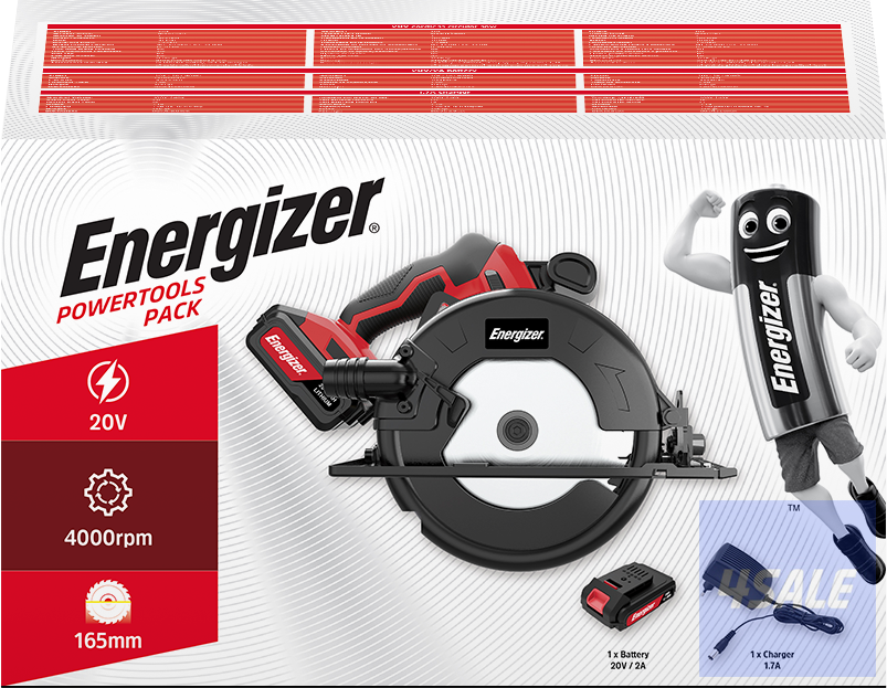 Energizer Cordless Circular Saw (Pack)4