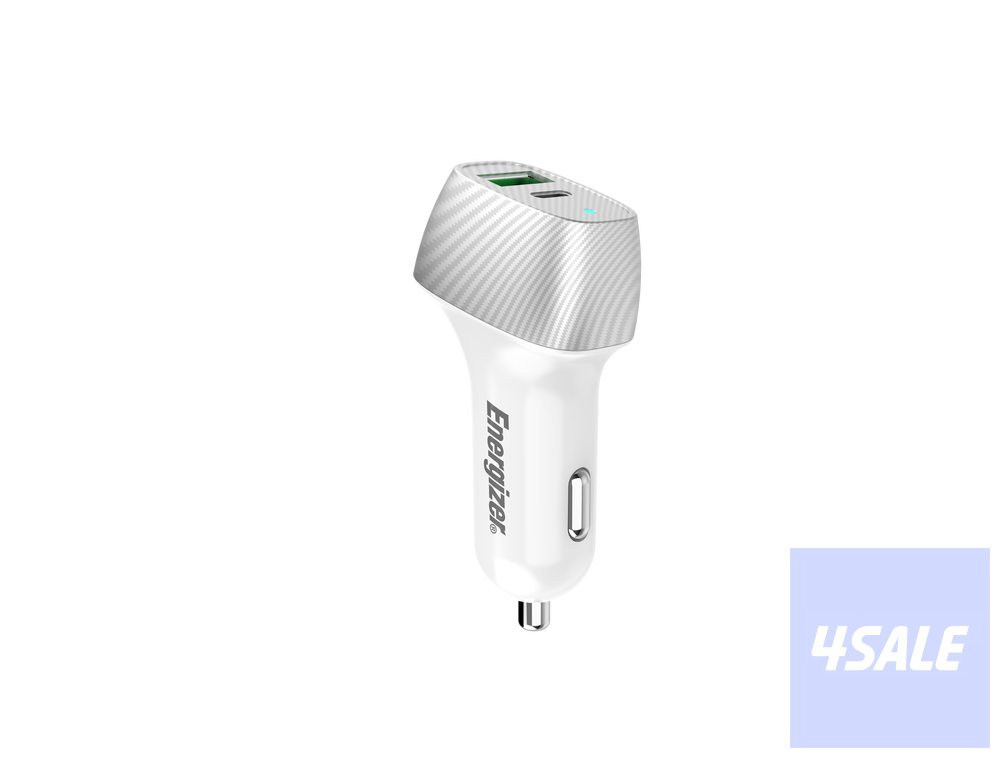 Energizer Car Charger 38W PD QC3 Silver0