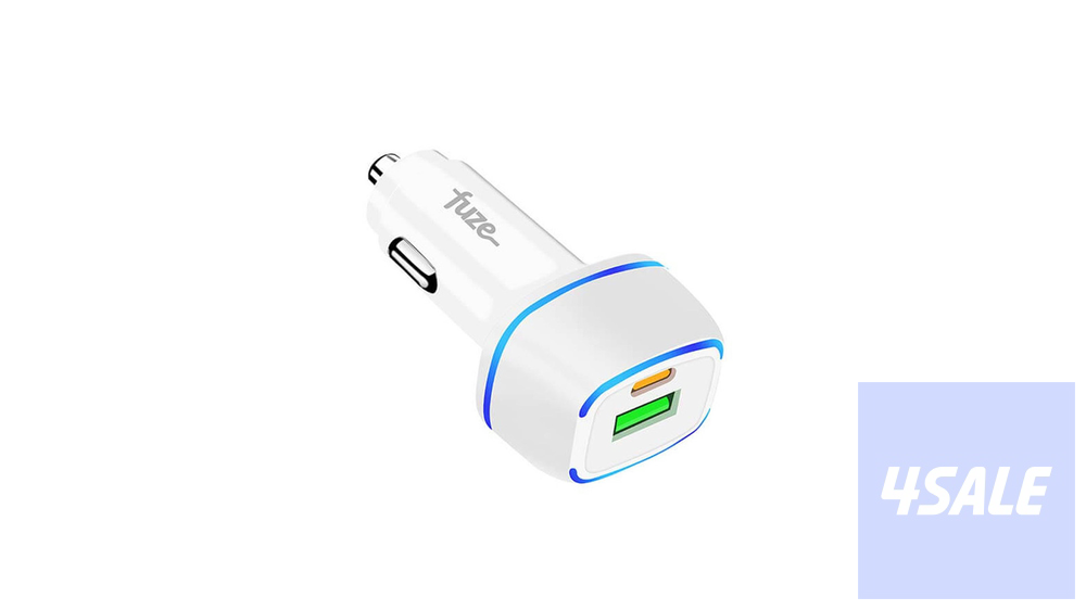 OllZ BoostDrive65W Car Charger 65Watt (USB-C & & USB-A)-Black0